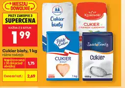 Biedronka Cukier biały, 1 kg (różne rodzaje) oferta