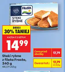 Biedronka Steki rybne z fileta Frosta oferta