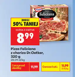 Biedronka Pizza Feliciana z chorizo Dr. Oetker oferta