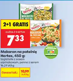 Biedronka Makaron na patelnię Hortex, 450 g (z sosem serowym/z warzywami z serem) oferta