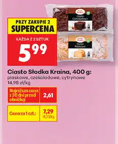 Biedronka Ciasto Słodka Kraina oferta