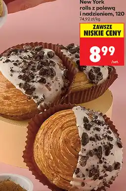 Biedronka New York rolls z polewą i nadzieniem oferta