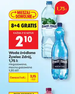 Biedronka Woda źródlana Żywiec Zdrój oferta