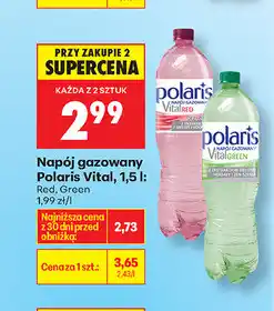 Biedronka Napój gazowany Polaris Vital oferta