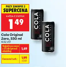 Biedronka Cola Original Zero oferta