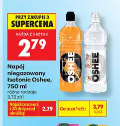 Biedronka Napój niegazowany Isotonic Oshee oferta