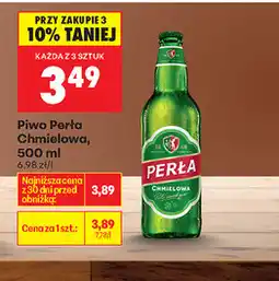Biedronka Piwo Perła Chmielowa oferta