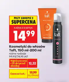 Biedronka Kosmetyki do włosów Taft, 150 ml - 200 ml oferta