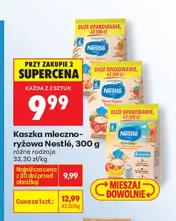 Biedronka Kaszka mleczno-ryżowa Nestlé oferta