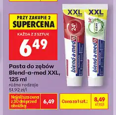 Biedronka Pasta do zębów Blend-a-med XXL oferta