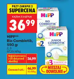 Biedronka Hipp Bio Combiotik, 550 g: 2, 3 oferta