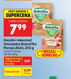 Biedronka Kaszka mleczna/owsianka BoboVita Porcja Zbóż oferta