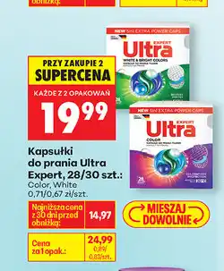 Biedronka Kapsułki do prania Ultra Expert, 28/30 szt oferta
