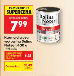 Biedronka Karma dla psa wołowina Dolina Noteci oferta