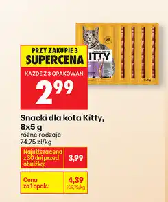 Biedronka Snaki dla kota Kitty oferta