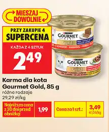 Biedronka Karma dla kota Gourmet Gold oferta