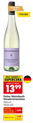 Biedronka Peter Weinbach Gewürztraminer oferta