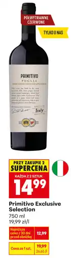 Biedronka Primitivo Exclusive Selection oferta