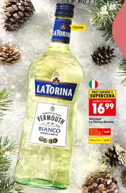 Biedronka Wermut La Torina Bianco oferta