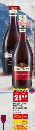 Biedronka Mogen David Concord / Pomegranate oferta