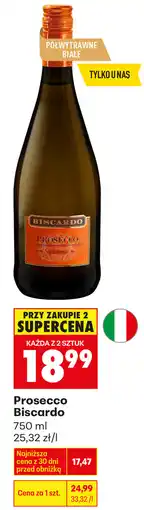 Biedronka Prosecco Biscardo oferta