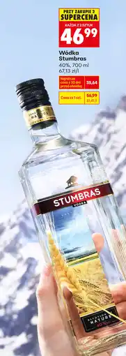Biedronka Stumbras Vodka 40% oferta