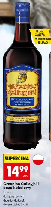 Biedronka Grzaniec Galicyjski bezalkoholowy 0% oferta