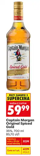 Biedronka Captain Morgan Original Spiced Gold oferta