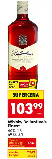 Biedronka Whisky Ballantine's Finest oferta
