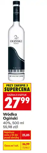 Biedronka Wódka Ogiński oferta
