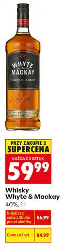 Biedronka Whisky Whyte & Mackay oferta