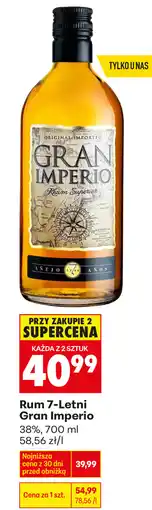Biedronka Rum 7-Letni Gran Imperio oferta