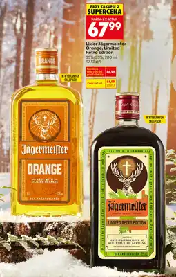 Biedronka Jägermeister Orange, Limited Retro Edition oferta