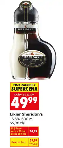 Biedronka Likier Sheridan’s oferta
