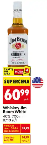 Biedronka Whiskey Jim Beam White 40% oferta