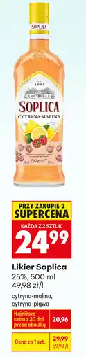 Biedronka Likier Soplica 25% oferta