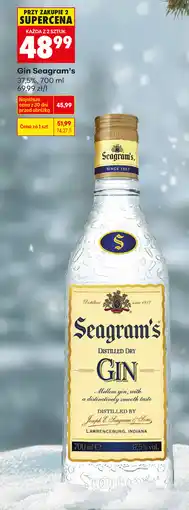 Biedronka Gin Seagram's 37,5% oferta