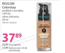 Hebe Revlon colorstay podkład z pompką i spf20 oferta
