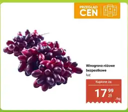 Biedronka Winogrono różowe bezpestkowe luz oferta