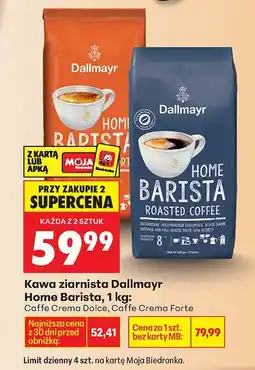 Biedronka Kawa ziarnista Dallmayr Home Barista Caffe Crema Dolce oferta