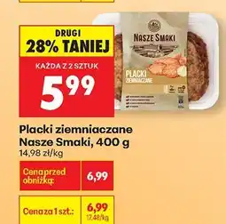 Biedronka Placki ziemniaczane Nasze Smaki oferta