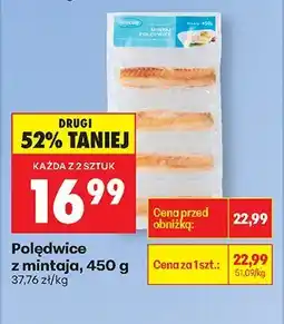 Biedronka Filet Polędwice z mintaja oferta