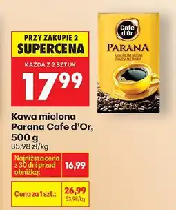 Biedronka Kawa Dallmayr 500g różne rodzaje oferta