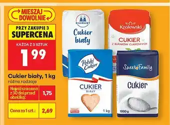 Cukier biały 1 kg 5+5 GRATIS
