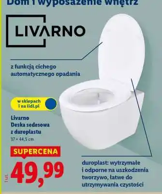 Livarno Deska sedesowa z duroplastu