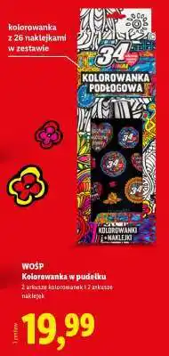 Lidl WOŚP Kolorowanka w pudełku oferta
