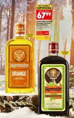 Biedronka Likier Jägermeister Orange, Limited Retro Edition oferta