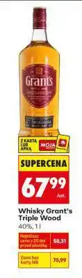 WHISKY GRANT'S TRIPLE WOOD 40%, 1 l