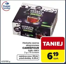Globi Carrefour Herbata czarna Earl Grey oferta