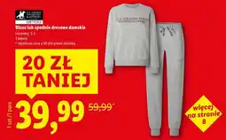 Lidl Bluza lub spodnie dresowe damskie oferta